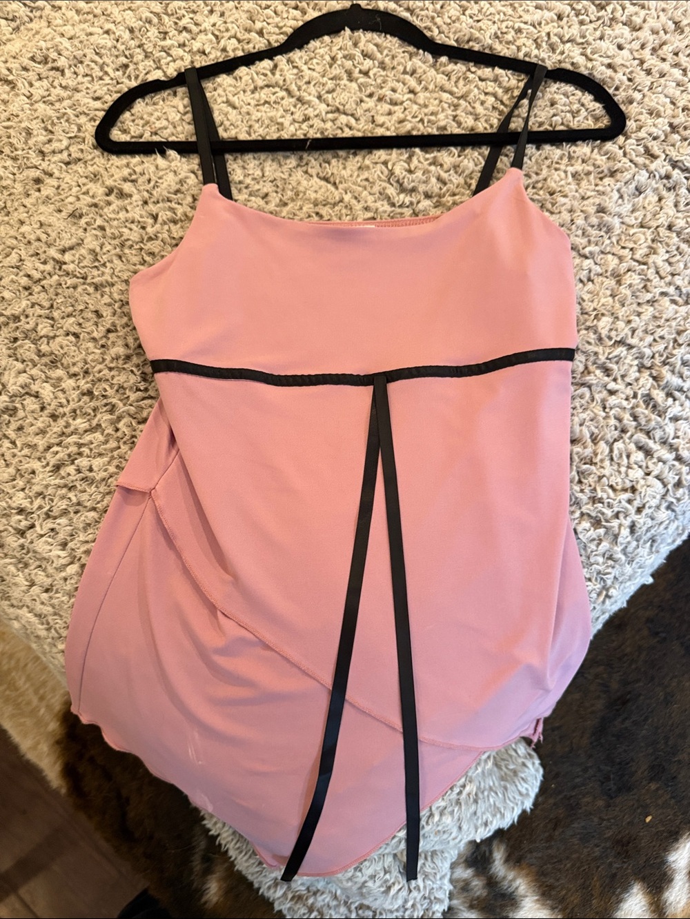 Byer California Pink Asymmetrical Cami Top